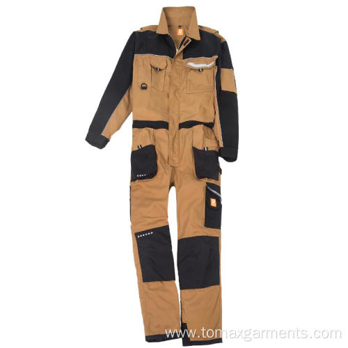 Classic European Elasticated Waistband Work Overalls